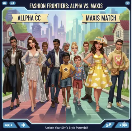 Ultimate Sims 4 Clothing CC Pack – Alpha & Maxis