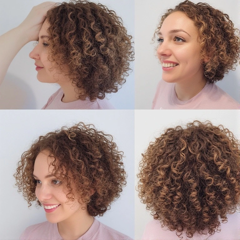 Short Curly Hairstyle