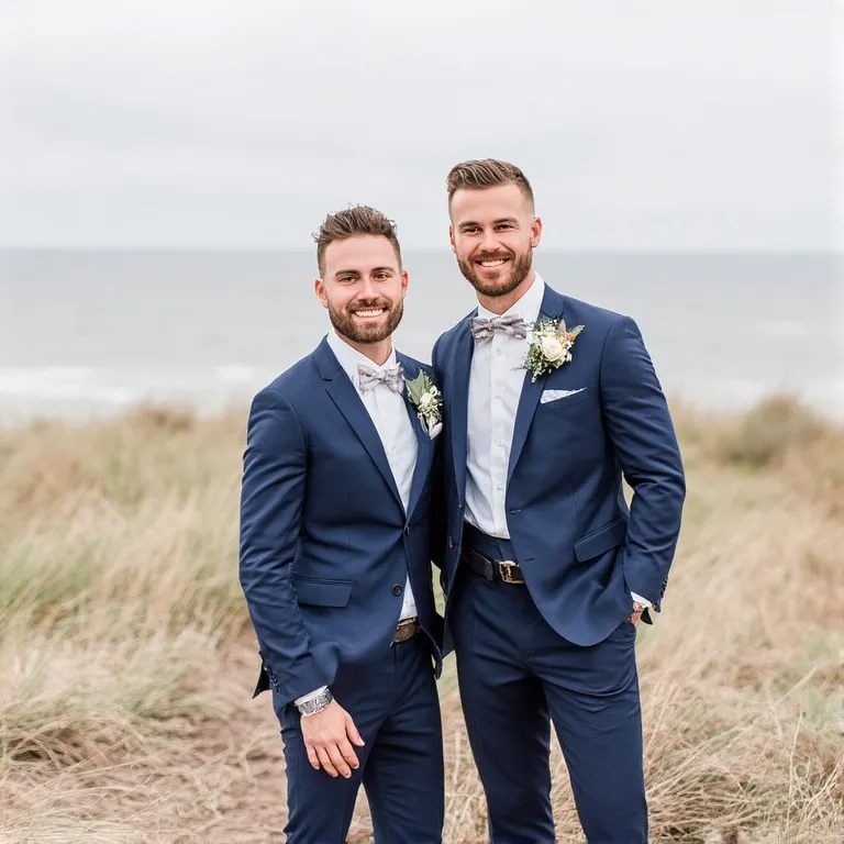 Navy Blue Suit