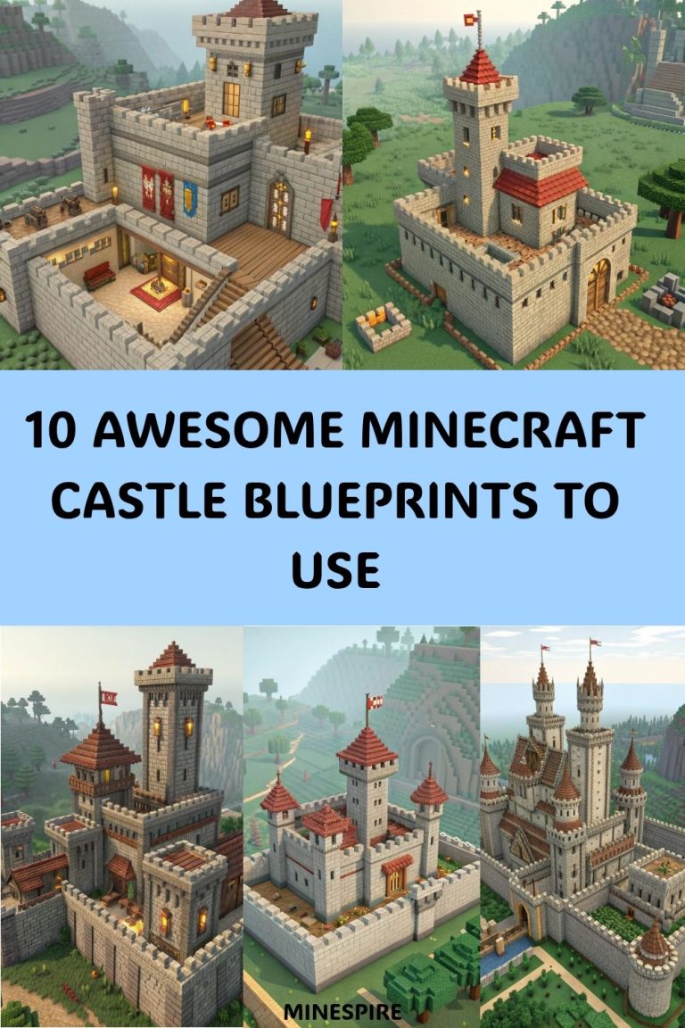 10 Stunning Minecraft Castle Blueprints and Layout Ideas for Epic Builds